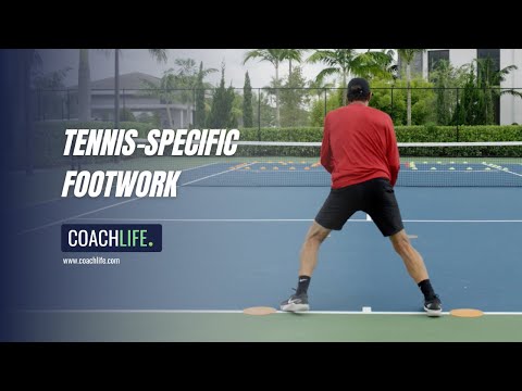 Tennis Footwork Trainer to 21 Grand Slam Players Teaches Specific Moves