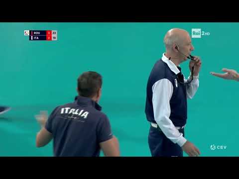 Errore arbitrale - Europei Pallavolo 2019 (Italia - Romania)