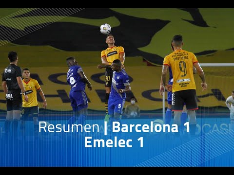 Resumen: Barcelona 1 - Emelec 1