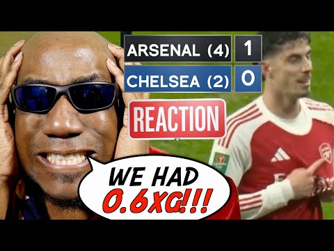 Arsenal Chelsea REACTION | 1 BILLION SPENT ON 0.6XG! HAVERTZ SCORING! 😭😭😭😡😡😡 | EFL CUP SEMI-FINAL