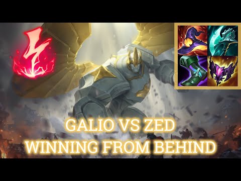 Galio VS Zed: Explaing to Zed why AP is better