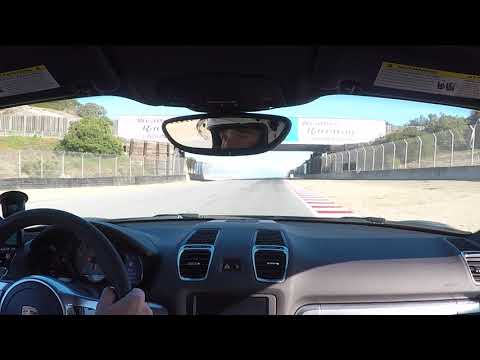 Cayman S 1:41 lap at Laguna Seca