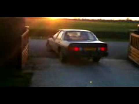 Blazen met de crosauto