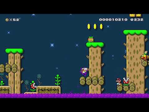 Venture Through The Deadly Swamp by M3meM4chin - Super Mario Maker 2 - No Commentary 1bx
