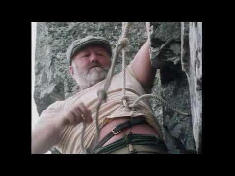 Don Whillans & Chris Bonington climb Dovedale Groove E1 5b,  Dove Crag, Dovedale.