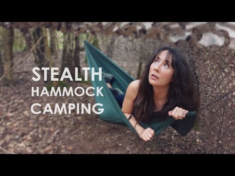 Stealthy Hammock Camping 👀 ..Hiding in the Woods