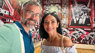 Sunday Walk en Queretaro, visiting Templo de la Santa Cruz and MARQ