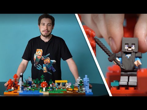 Explore LEGO Minecraft biomes – with a LEGO Minecraft designer!