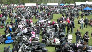 preview picture of video 'Blessing of the bikes in Baldwin MI 05/15/2011'