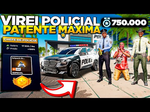 PATENTE MÁXIMA NO NOVO EMPREGO POLICIAL! PRENDENDO BANDIDOS DO FLEX CITY