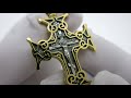 Відео огляд Срібний хрестик Ісус Христос і Святий Пантелеймон вкх201