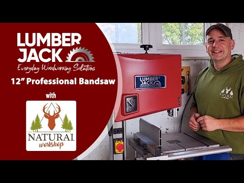 Lumberjack BS305 12" Professional Bandsaw First Impressions / Use, with The Natural Workshop