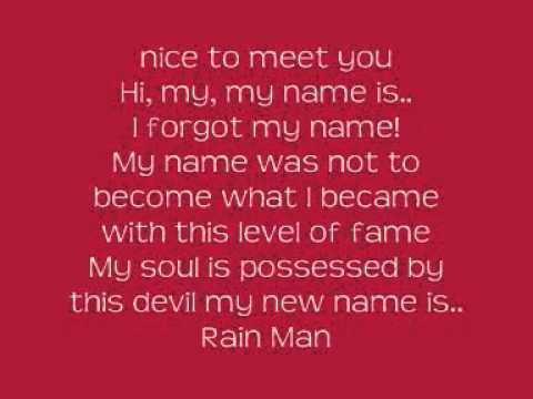 Eminem - Rain Man (Lyrics)