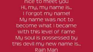 Eminem - Rain Man (Lyrics)