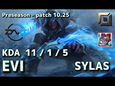 【韓国サーバー/M1】DFM Evi サイラス(Sylas) VS オーン(Ornn) TOP - Patch10.25 KR Ranked【LoL】