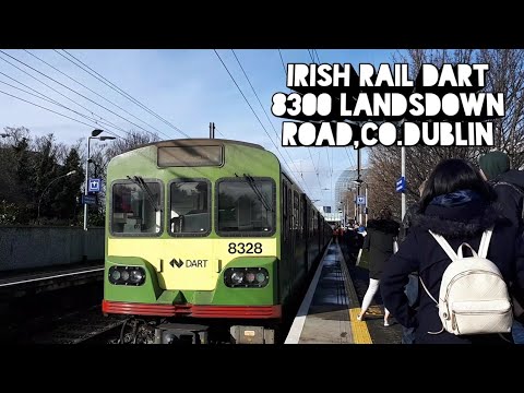 Irish Rail 8300 Class Dart Train Number 8328 - Landsdown Road Station,Co.Dublin