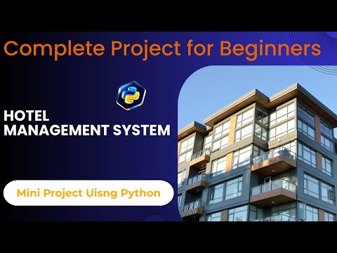 Hotel Management System In Python Mini Project For Beginners Miniprojectusingpython