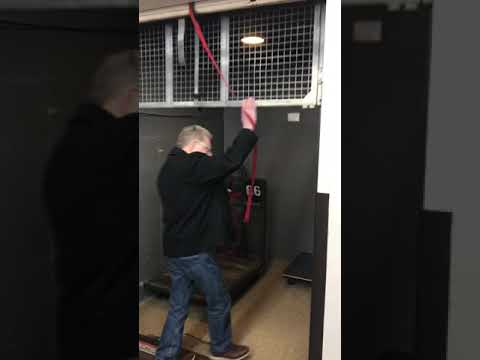 Vintage Otis freight elevator.