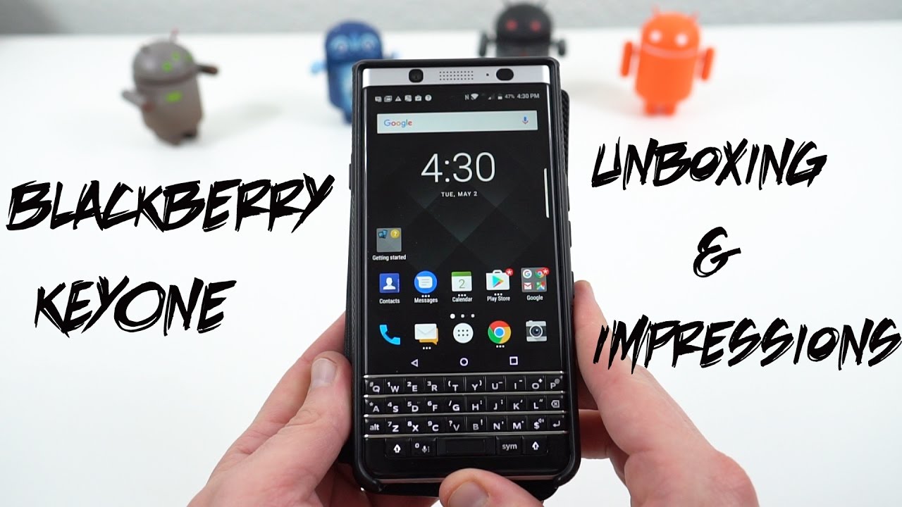 Blackberry KEYOne Unboxing and Size Comparisons