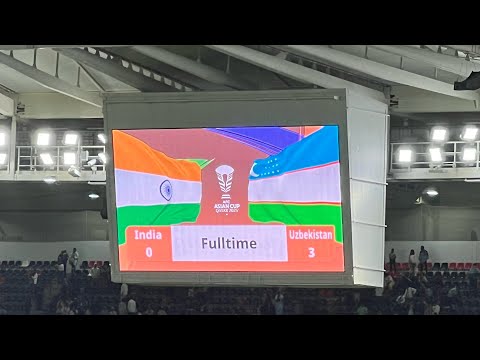 #AsianCup2023 | Group B : India 0-Uzbekistan 3