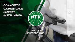 Connector change upon sensor installation