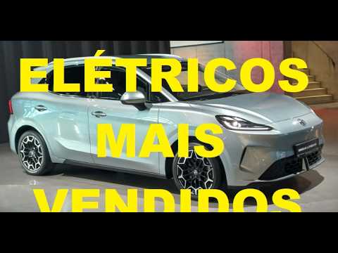 ELÉTRICOS CARRROS QUE MAIS VENDERAM EM JULHO 2026