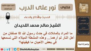 ما المراد بالمائلاث في حديث الرسول وما كيفية المشطة الميلاء؟ الشيخ اللحيدان - مشروع كبار العلماء image