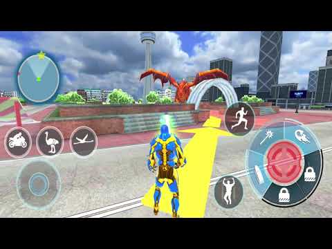 Flying Ostrich Robot Transform Bike Robot Games - Android Gameplay HD