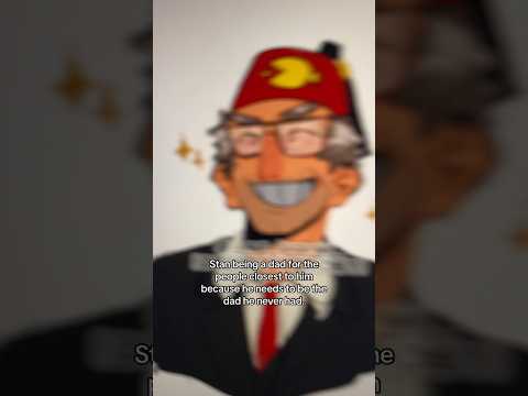 When Stan Pines acts like a dad.. #art #gravityfalls