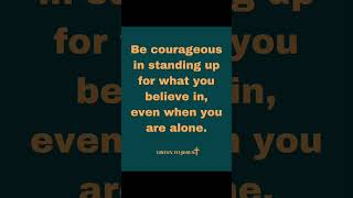 “Be on guard. Stand firm in the faith. Be courageous. Be strong. “1 Corinthians‬ ‭16‬:‭13‬ NLT‭