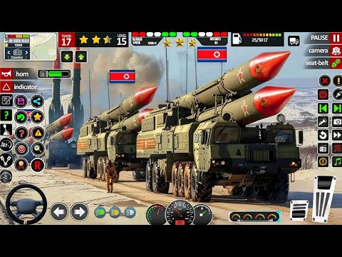 Army Transport Military Game: Transport Missile Truck Tank Airplane Cargo Sim - Android Gameplay