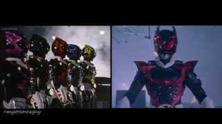Download lagu Power Rangers In Space Psycho Rangers First Appearance Split Screen (PR and Sentai version) mp3