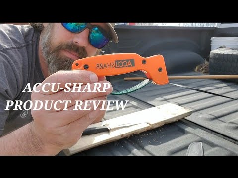 ACCU-SHARP knife sharpener REVIEW- SHARPEN YOUR BLADES QUICKLY  @OFF GRID LIVING AND SURVIVAL PREP
