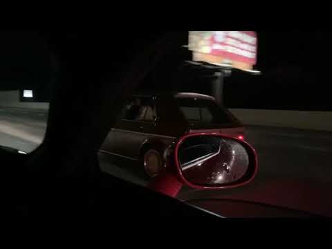 Stock hellcat challenger vs vr6 turbo rabbit