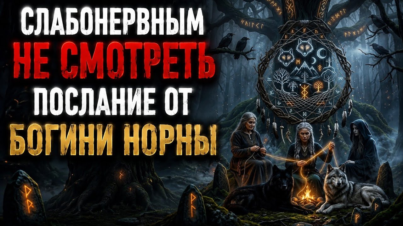 СЛАБОНЕРВНЫМ НЕ СМОТРЕТЬ 🧐 ⚡ 💔 ПОСЛАНИЕ ОТ БОГИНИ НОРНЫ.#гадание #таро #tarot 