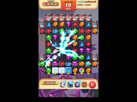 Jewel Match King Level 321 - Walkthrough ( No Booster )