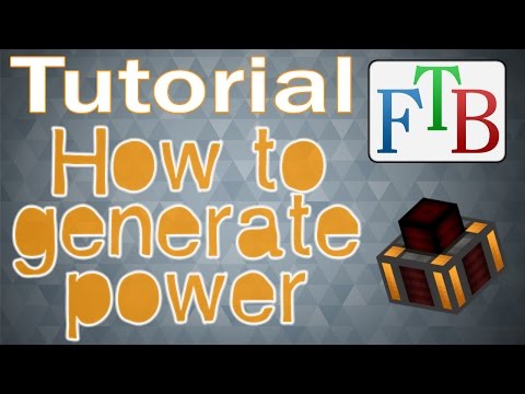 Minecraft: FTB Tutorial - Basic Power Generation
