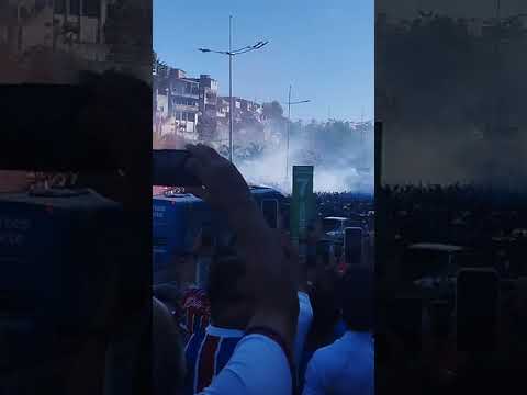 BAHIA X ATL GOINIENSE  CHEGADA DO ÔNIBUS TRICOLOR A FONTE  NOVA