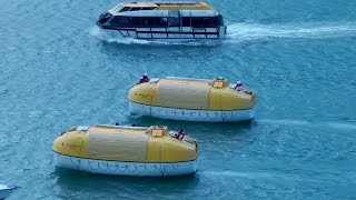 preview picture of video 'Crew Lifeboat Drill - Serenade of the Seas'