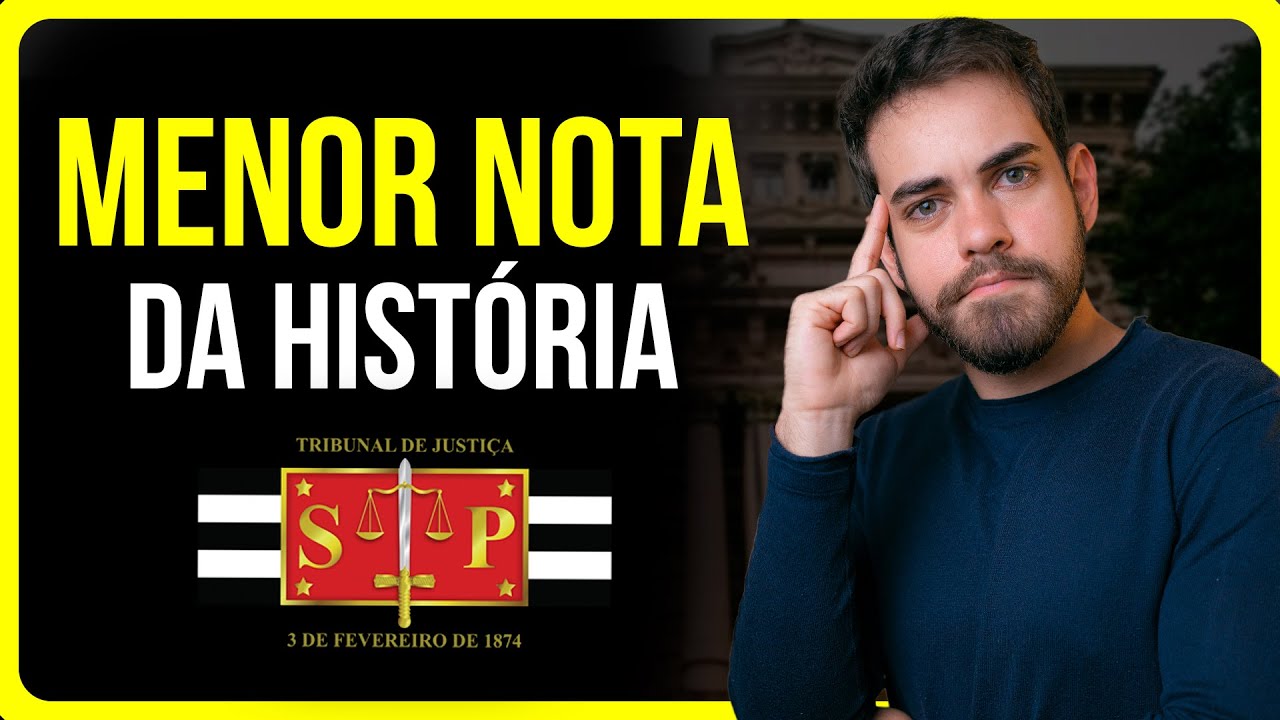 NOTA DE CORTE PARA SER APROVADO NO CONCURSO DO TJ-SP