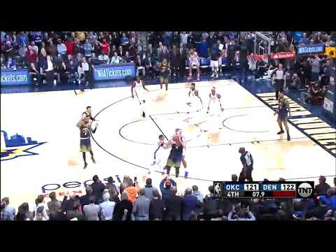 Final 1:59 WILD ENDING Thunder vs Nuggets - February 1, 2018