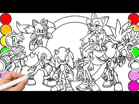 Sonic Team Coloring Pages Sonic The Hedgehog Teils , Shadow Sonic the Hedgehog compilation 18 cool