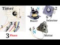 Waching Machine 7 Wire Timer Connection How To Wiring Waching Machine 7 Wire Timer Connection