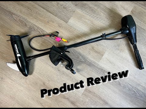 In Hand Review of Newport NV-Series 62lb Thrust Saltwater Transom Mounted Electric Trolling Motor