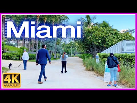 【4K】WALK Miami Beach 2020 4k video BAL HARBOUR Travel vlog