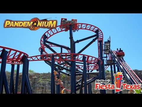 Off-ride footage of a Pandemonium train