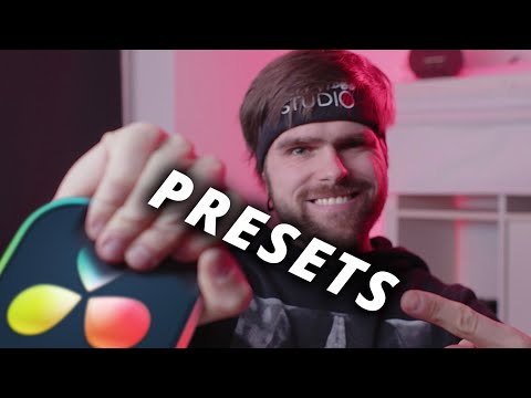 Creating your own presets in DaVinci Resolve
