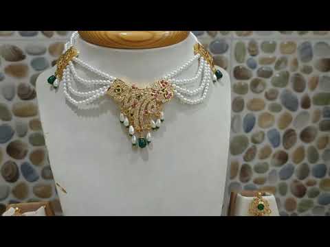 Jadau Rajputi Chik Set New Design Rajasthani Jewellery
