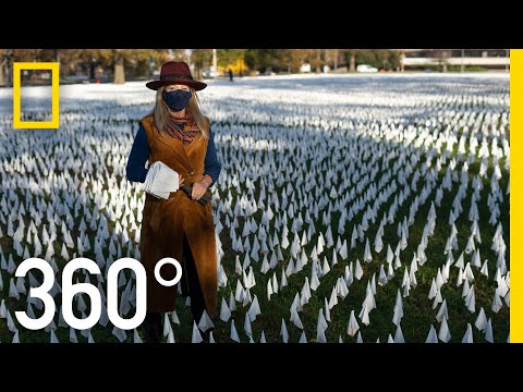 COVID-19の悲劇を可視化する - 360｜ナショナルジオグラフィック (Visualizing the COVID-19 Tragedy - 360 | National Geographic)