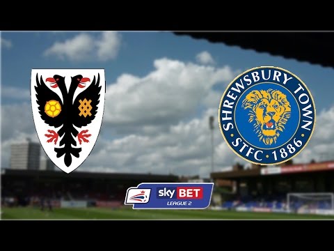 SKY BET LEAGUE TWO: AFC Wimbledon v Shrewsbury